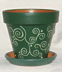 green swirls